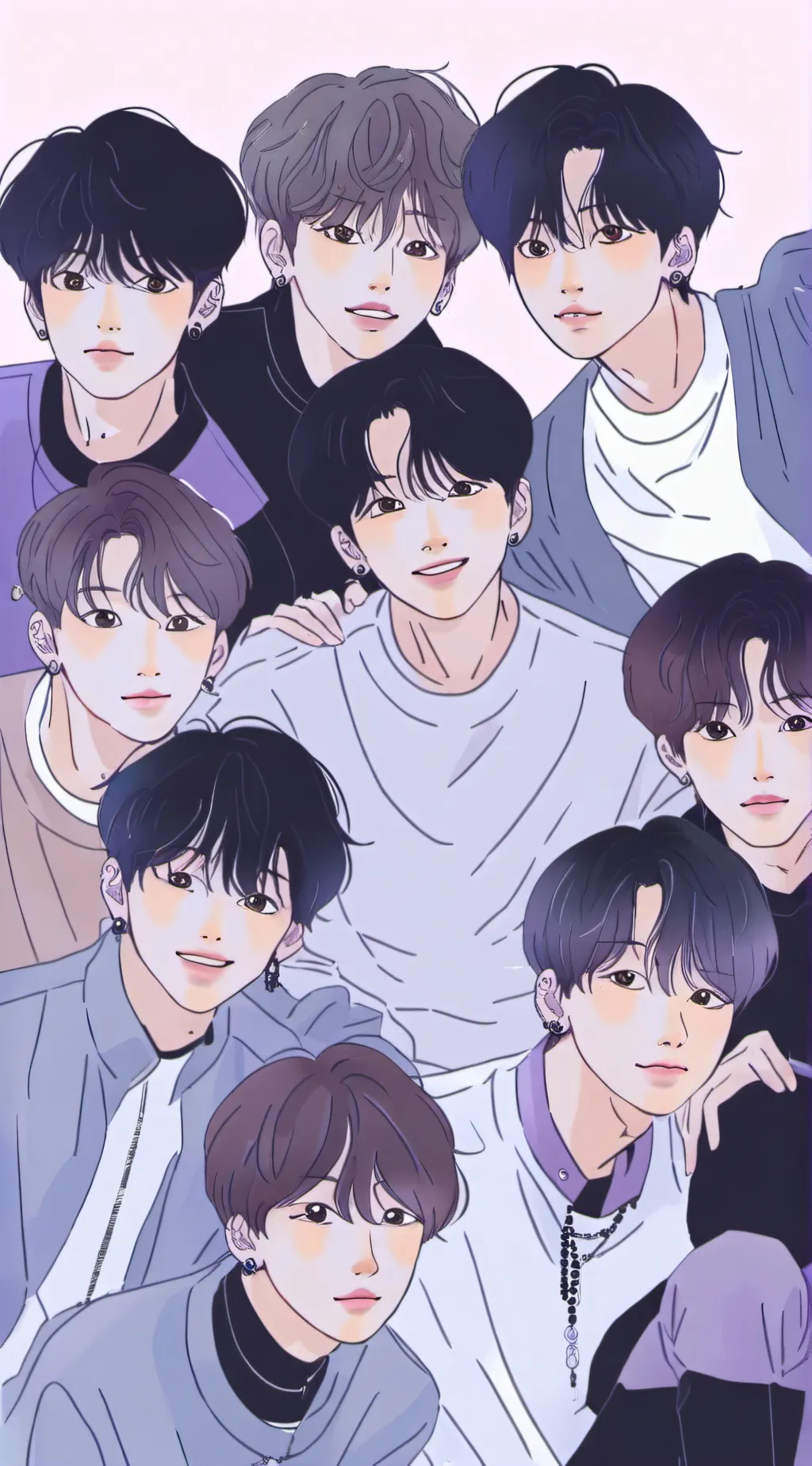 ai character: Skz background