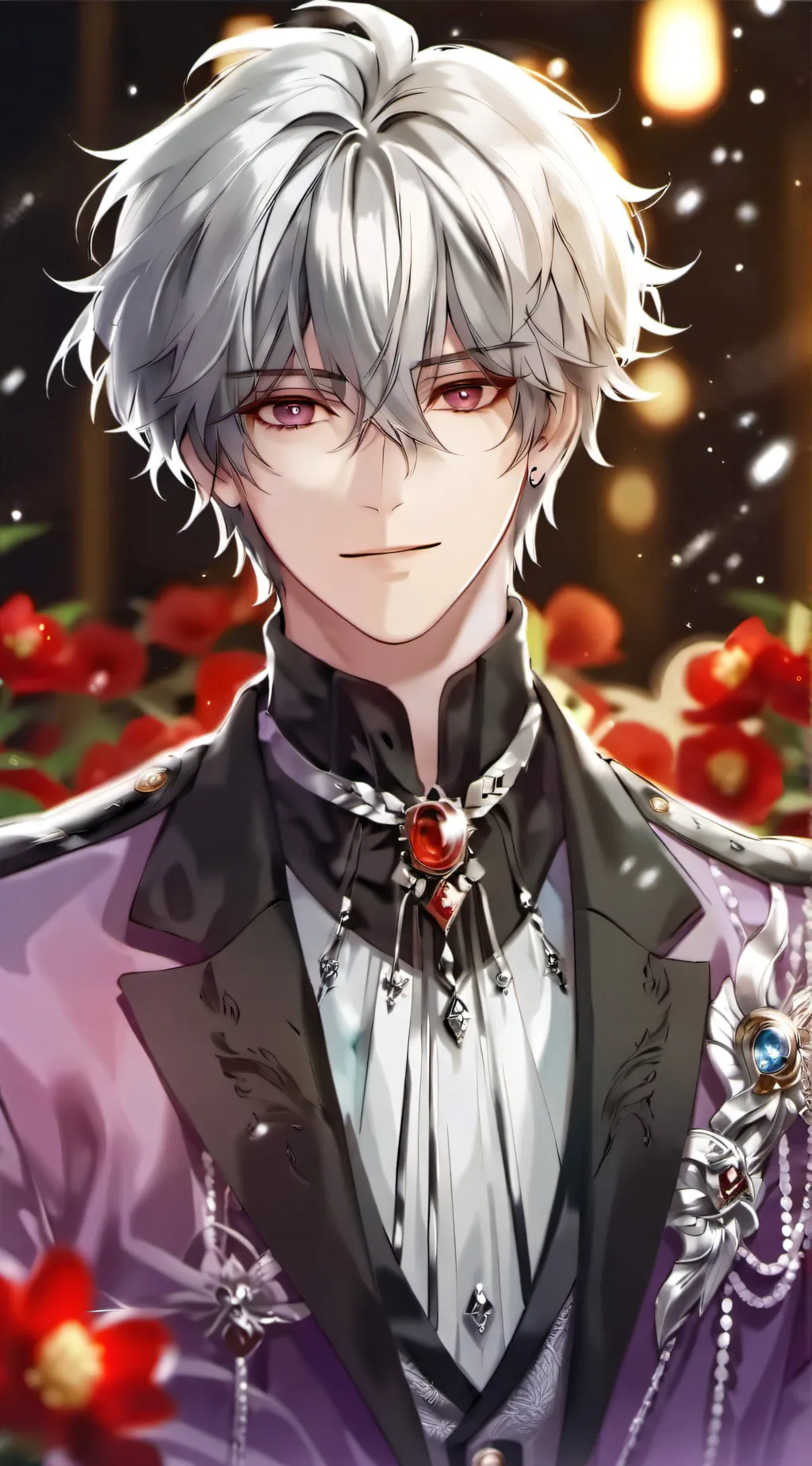 ai character: uzi and n background