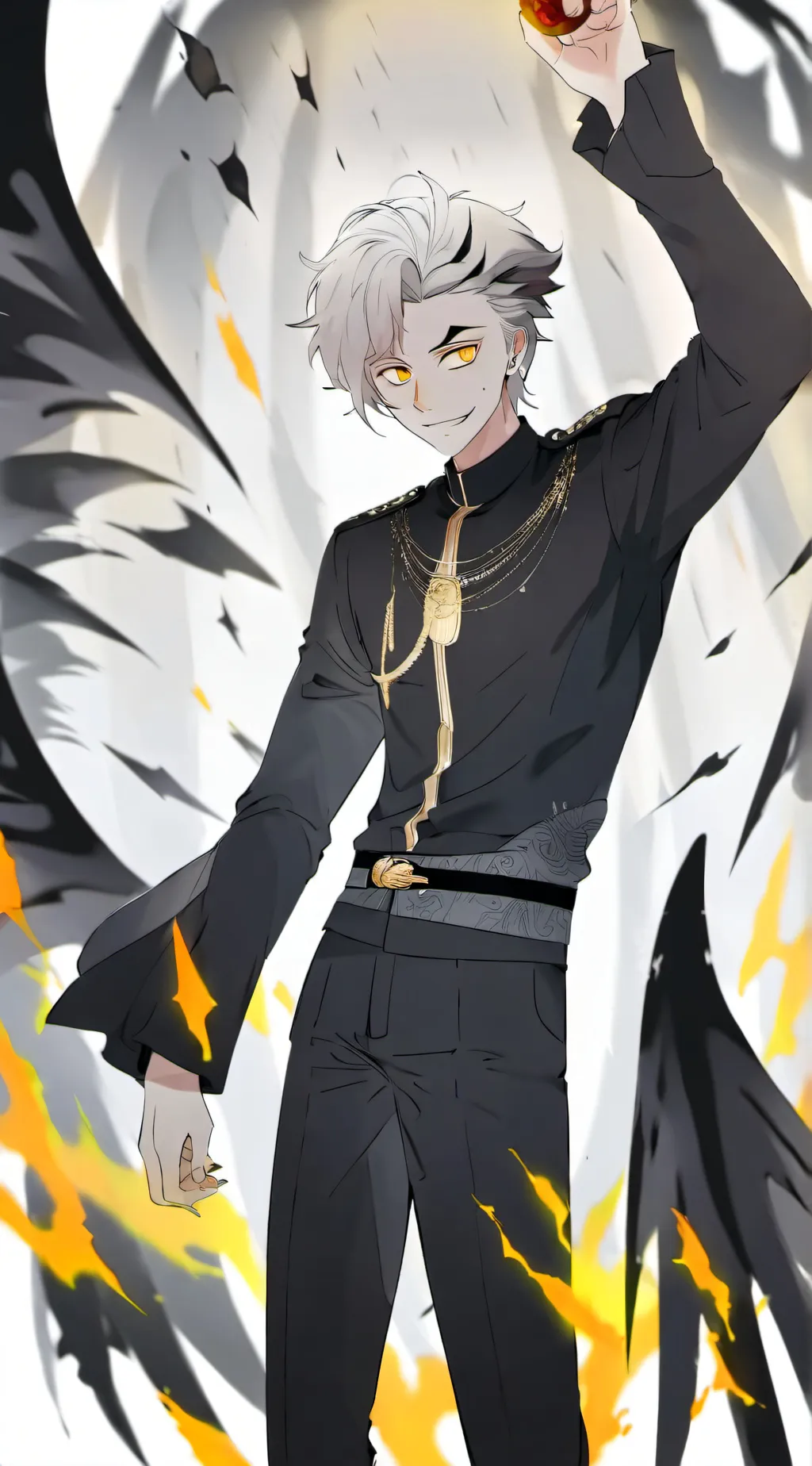 ai character: shadow  background