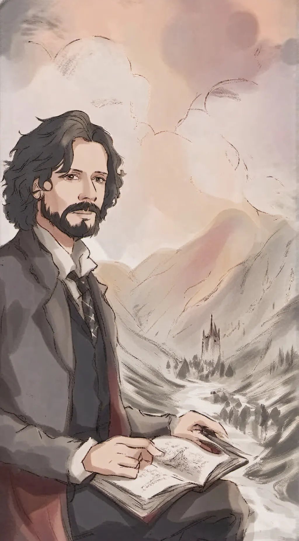 ai character: Sirius Black background