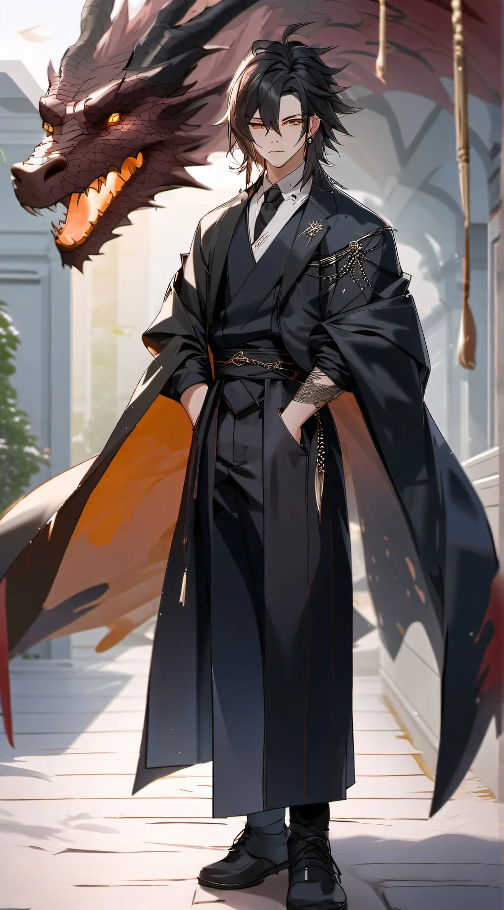 ai character: Kaibutsu Doragon background