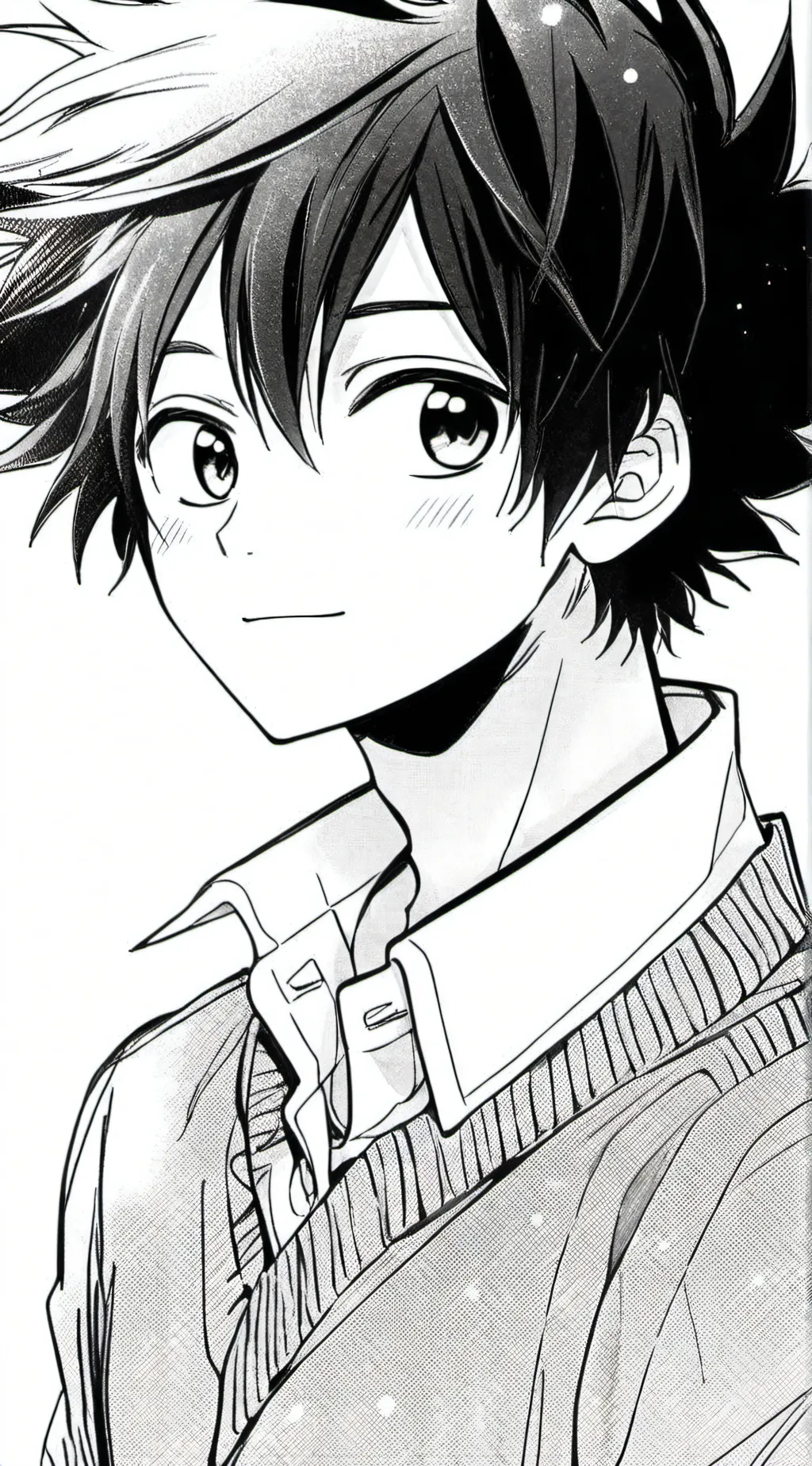 ai character: izuku midoriya  background