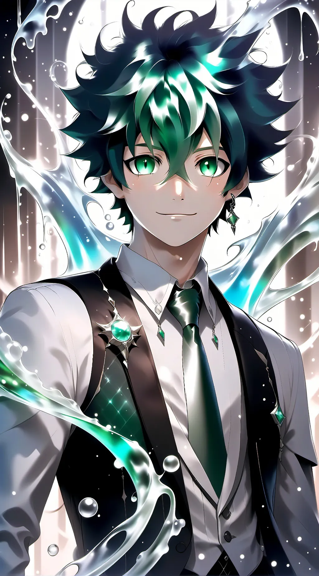 ai character: deku background