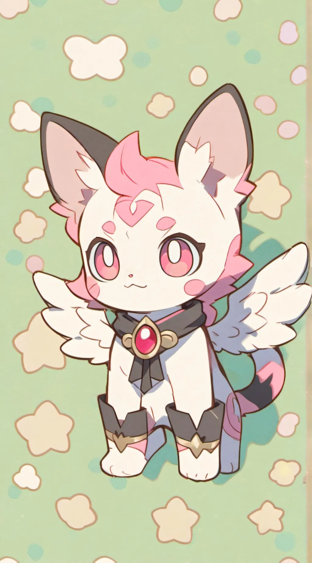 ai character: kuromon background