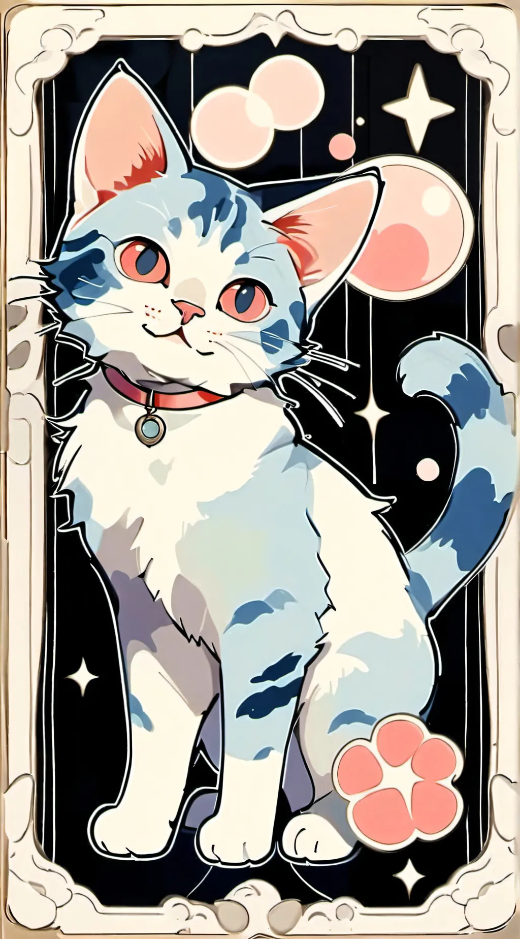 ai character: CandyCat background