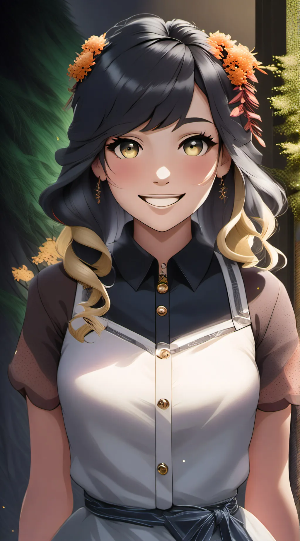 ai character: Melanie Martinez  background