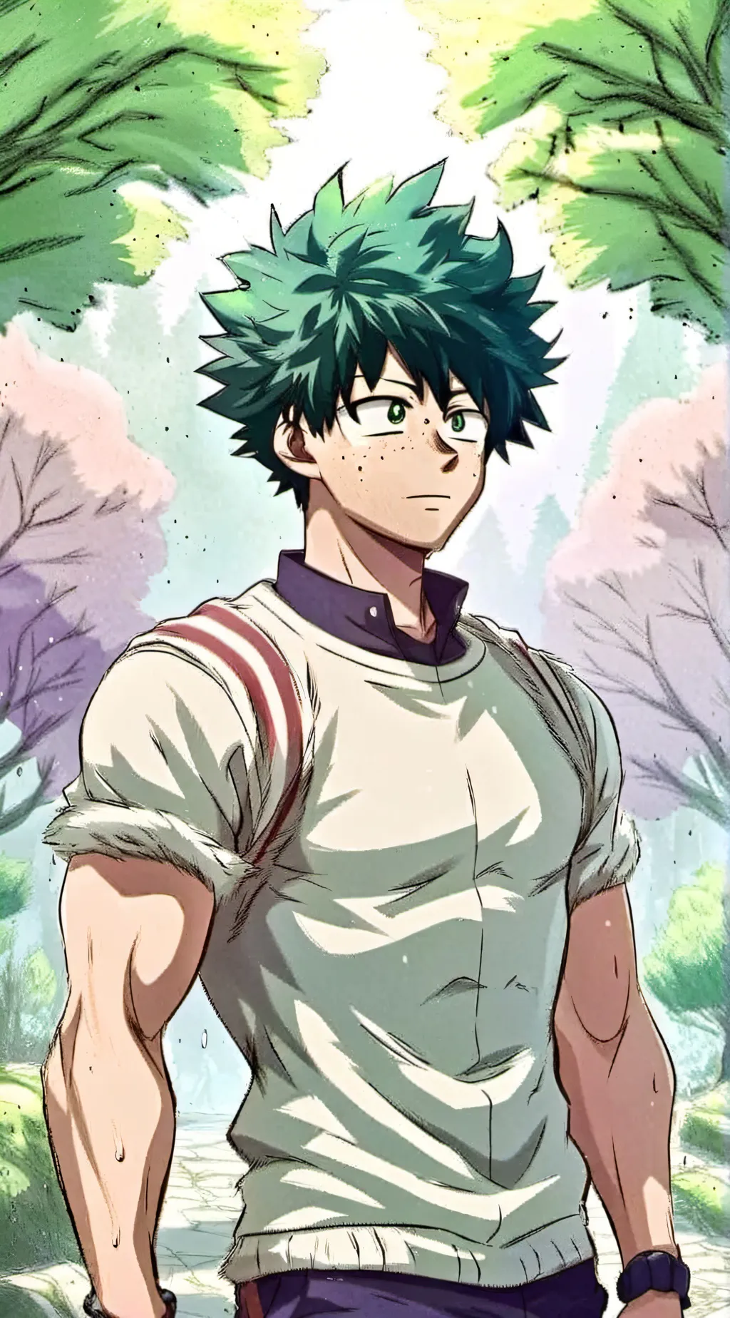 ai character: deku background