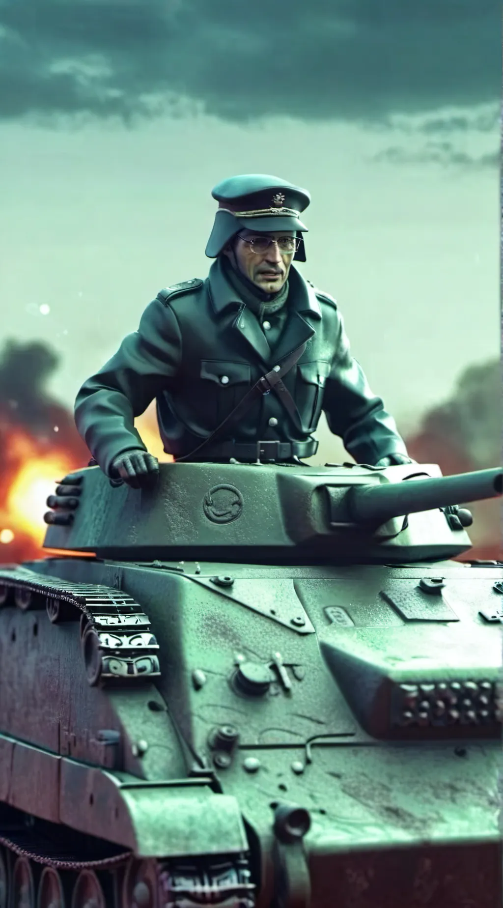 ai character: military branches background