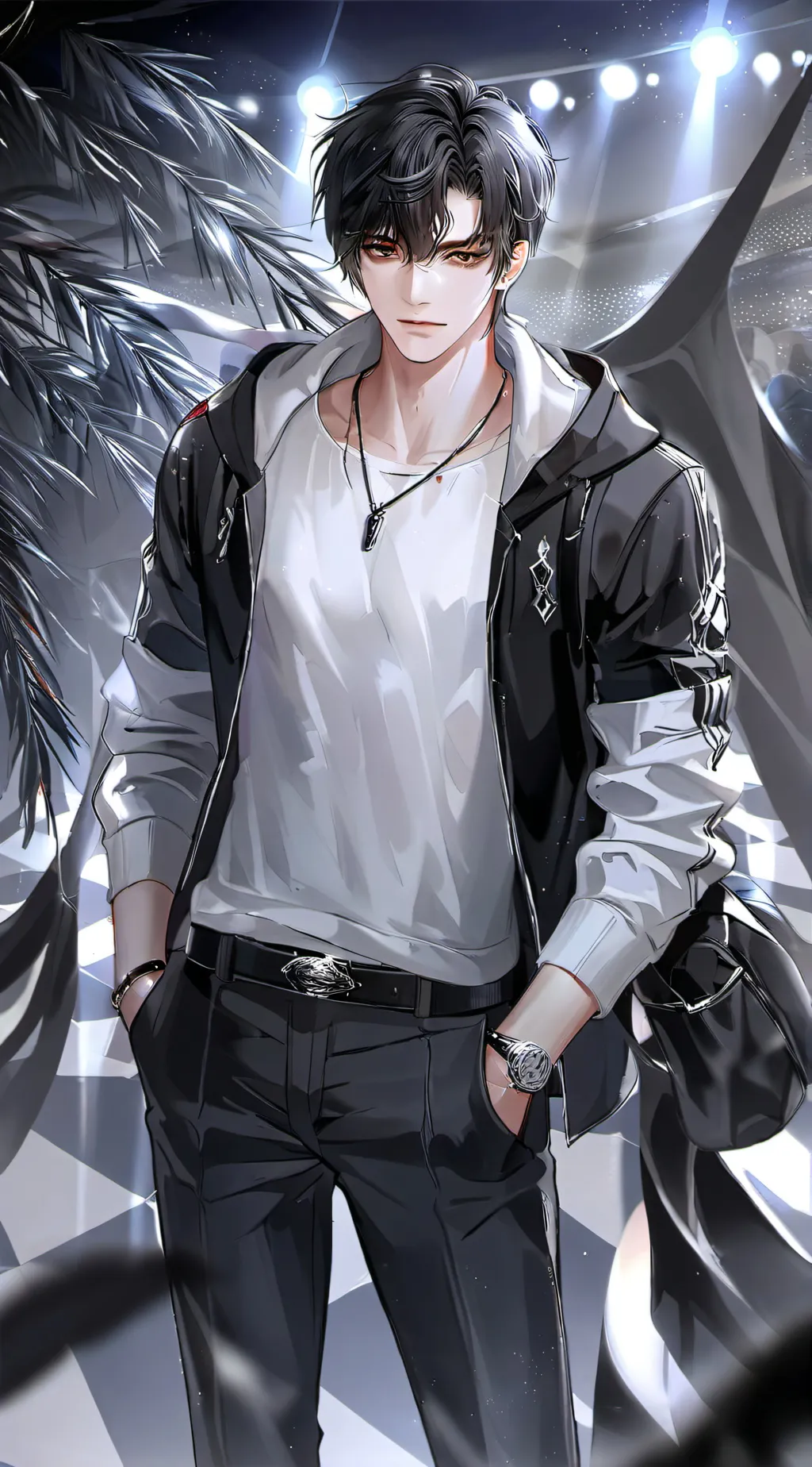 ai character: هxennه background