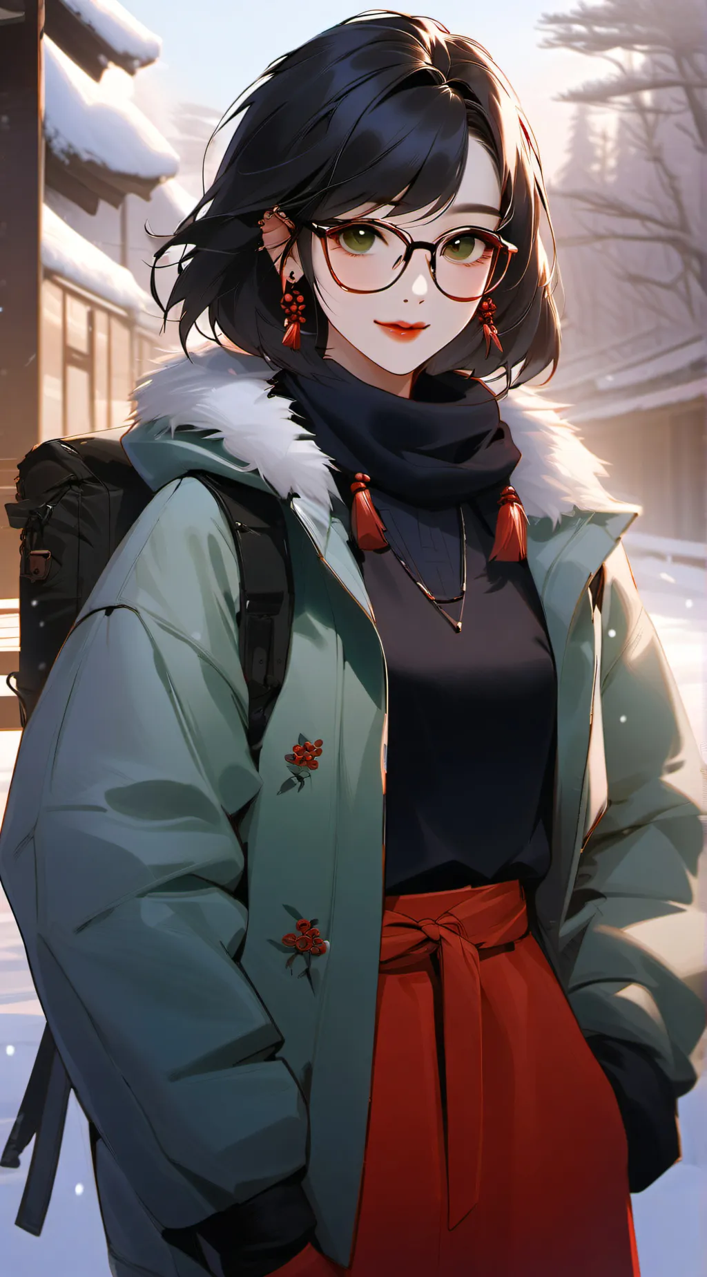 ai character: zhuyan background