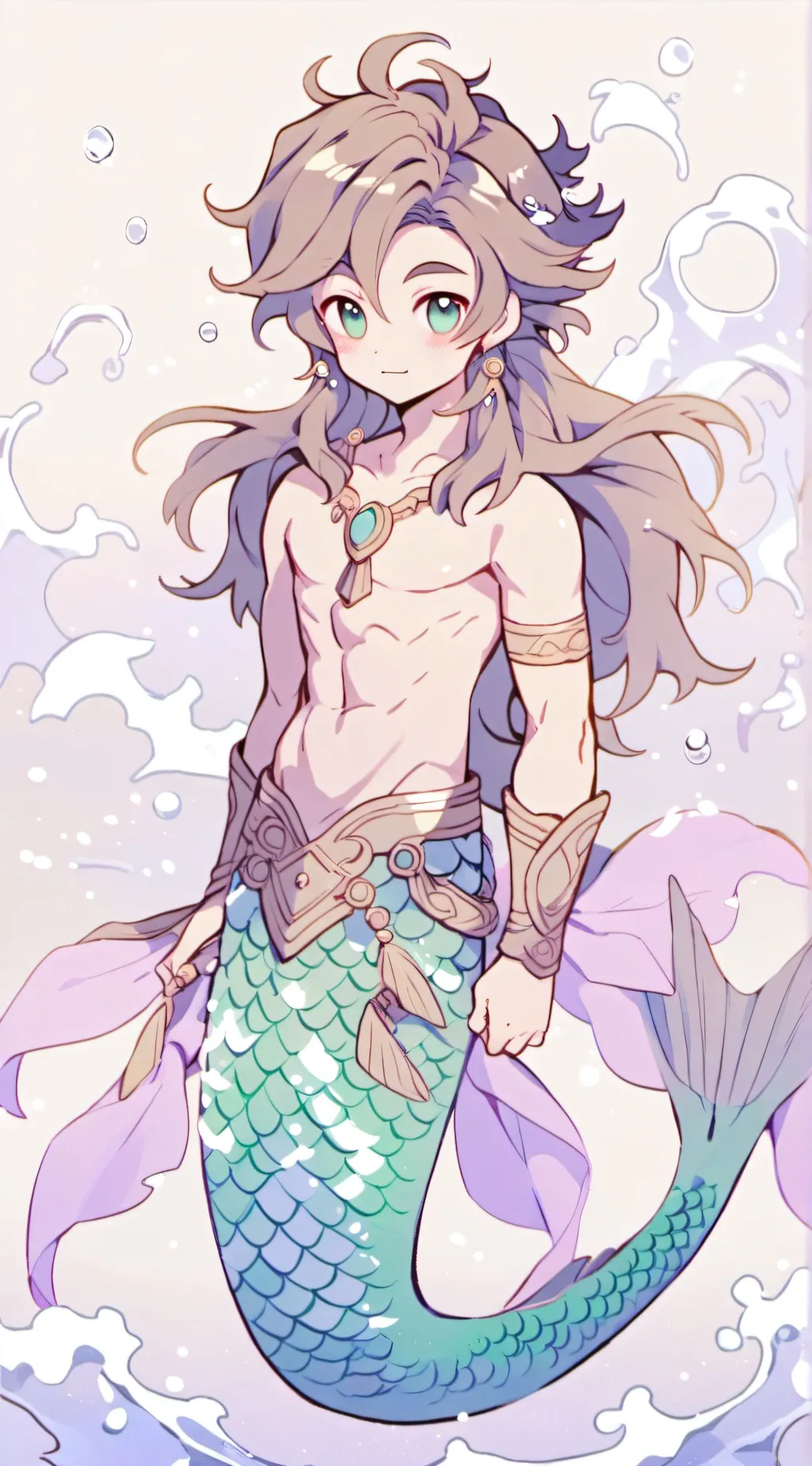 Talkie AI - Chat with Adrian, The Merman