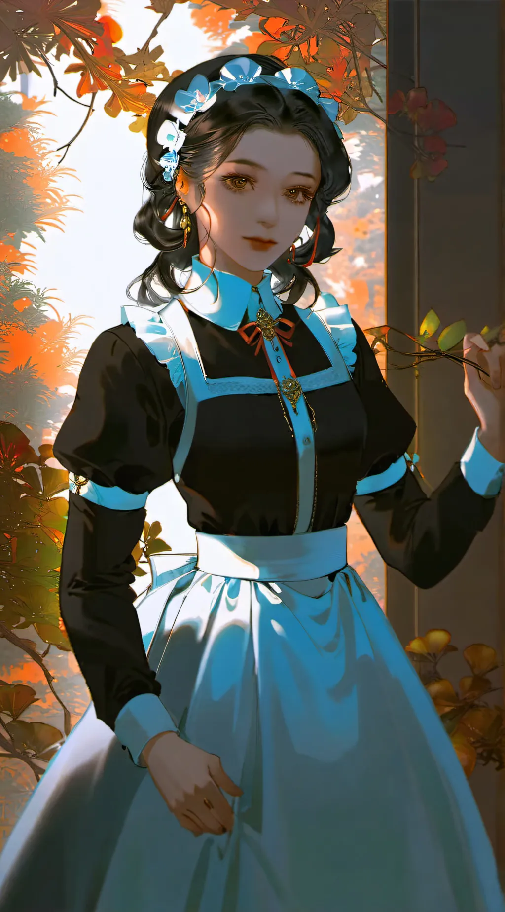 ai character: mother  background
