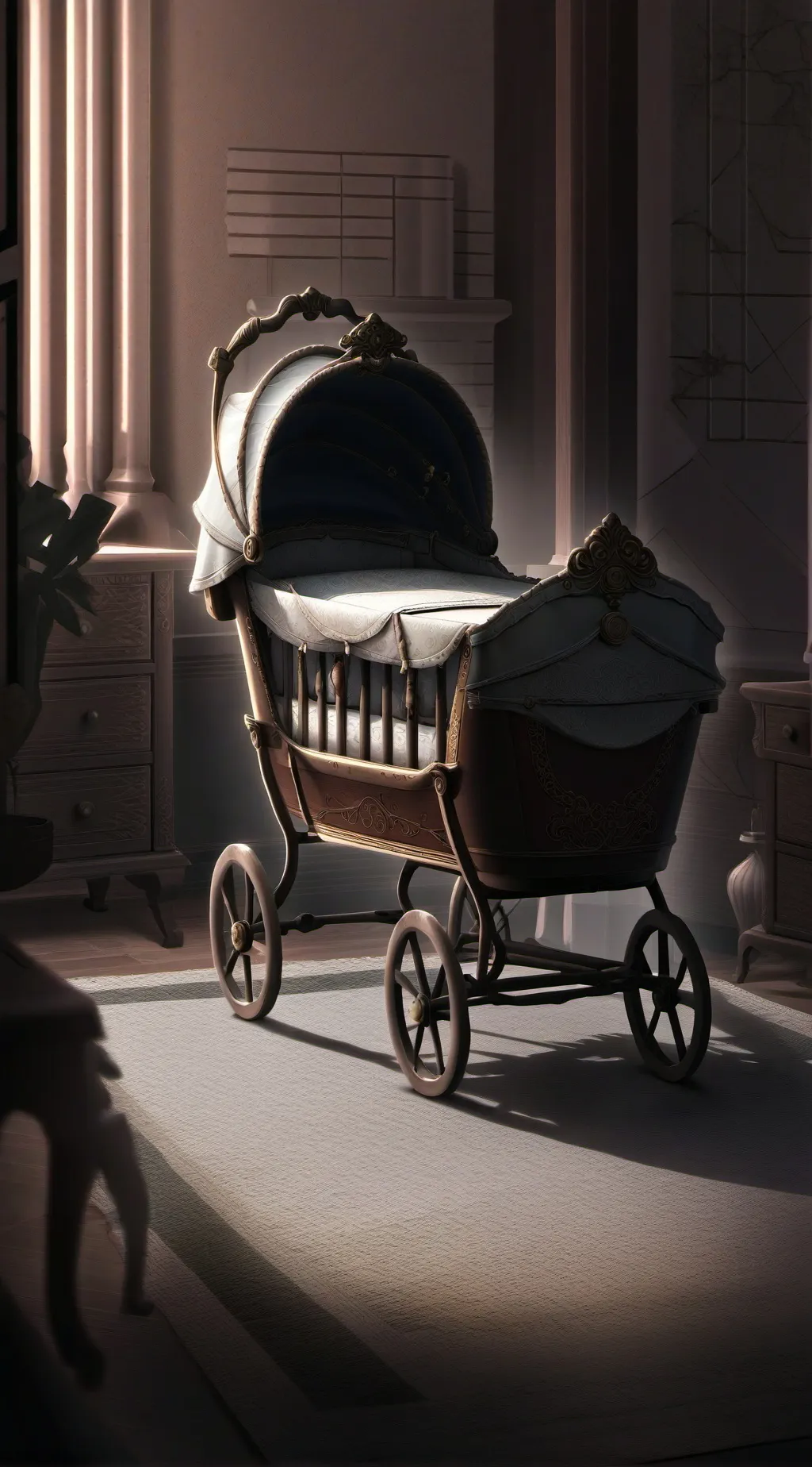 ai character: treated like a bab background