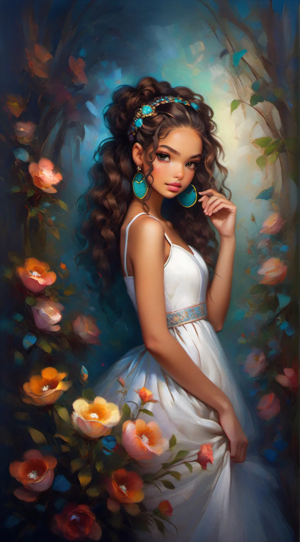 ai character: Adrianna background
