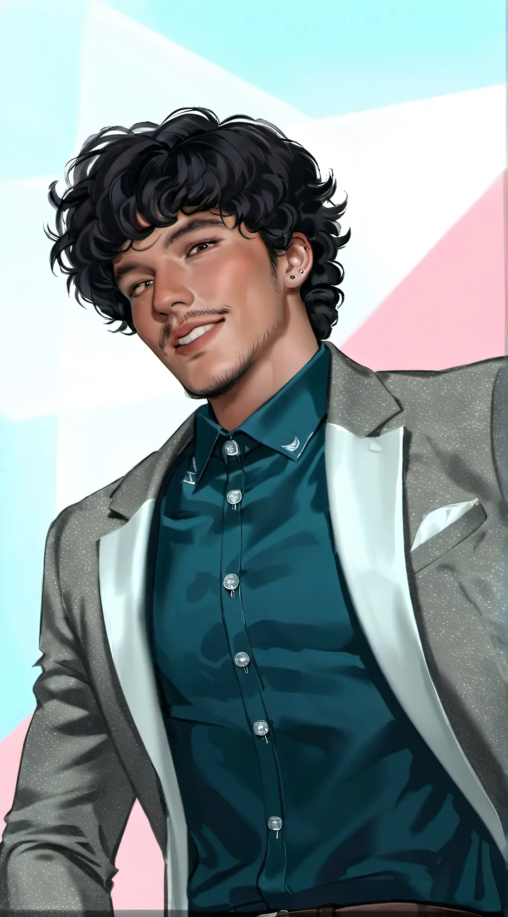 ai character: friends brother  background