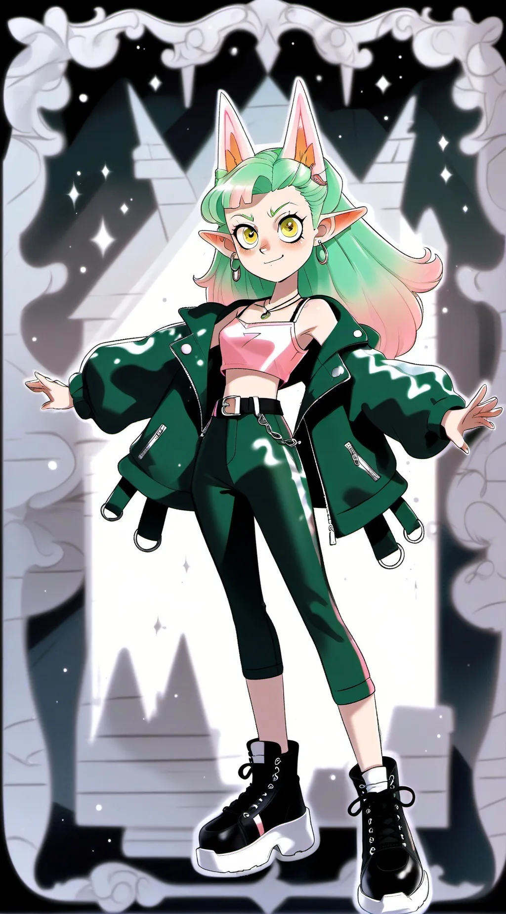 ai character: Amity blight  background