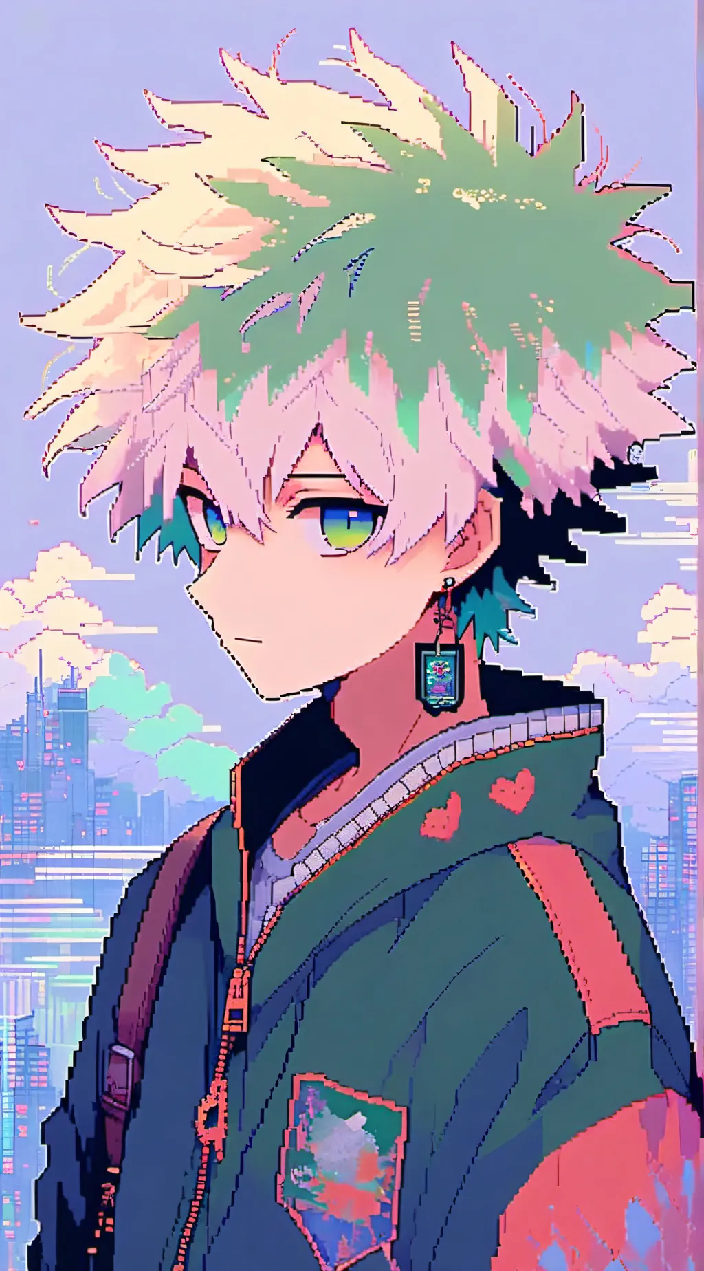 ai character: deku bakugo background