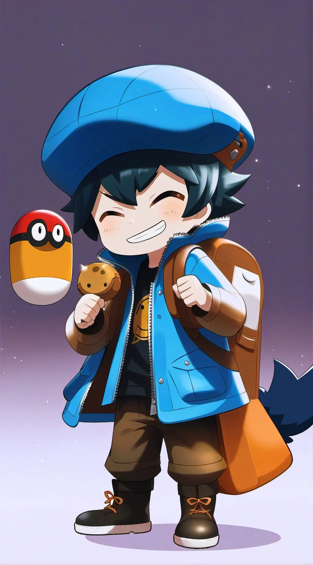 ai character: Pokémon scarlet background