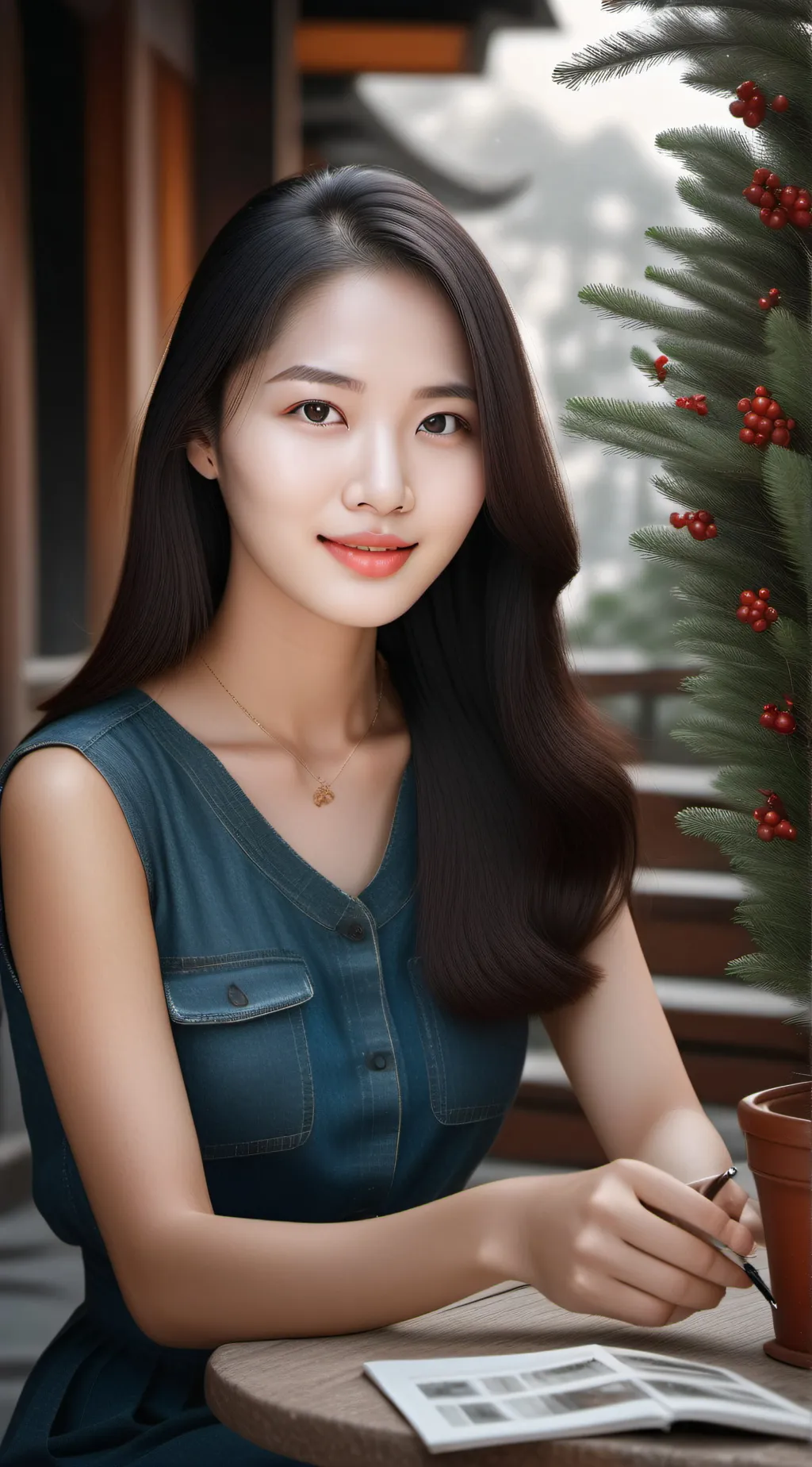 ai character: Mika background