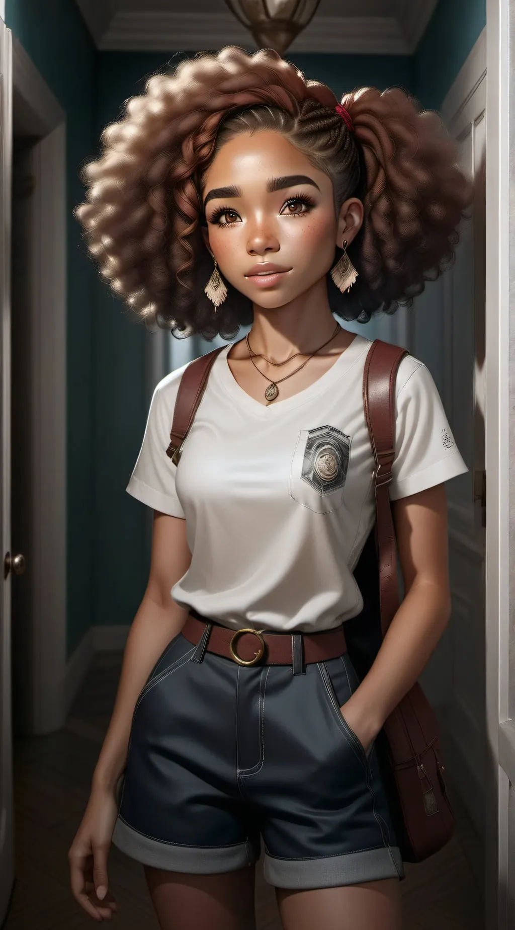 ai character: Naomi  background