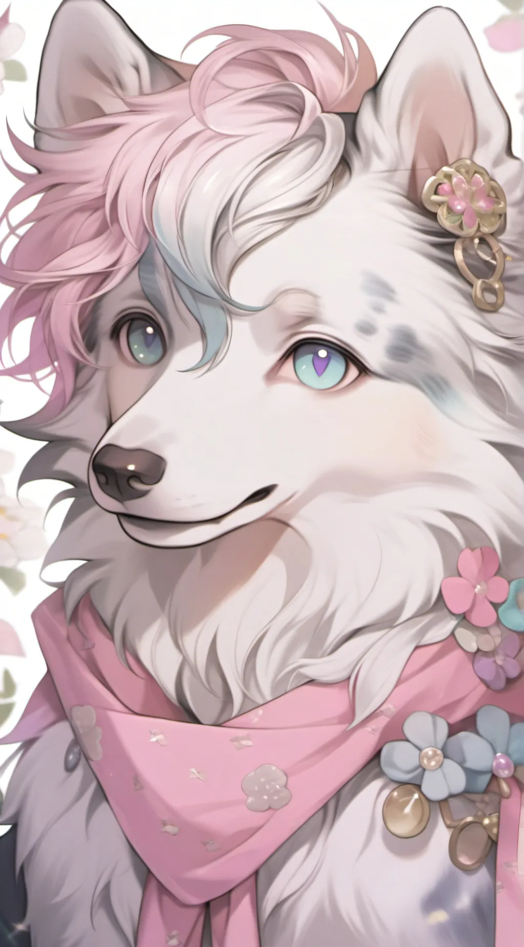 ai character: Luna background