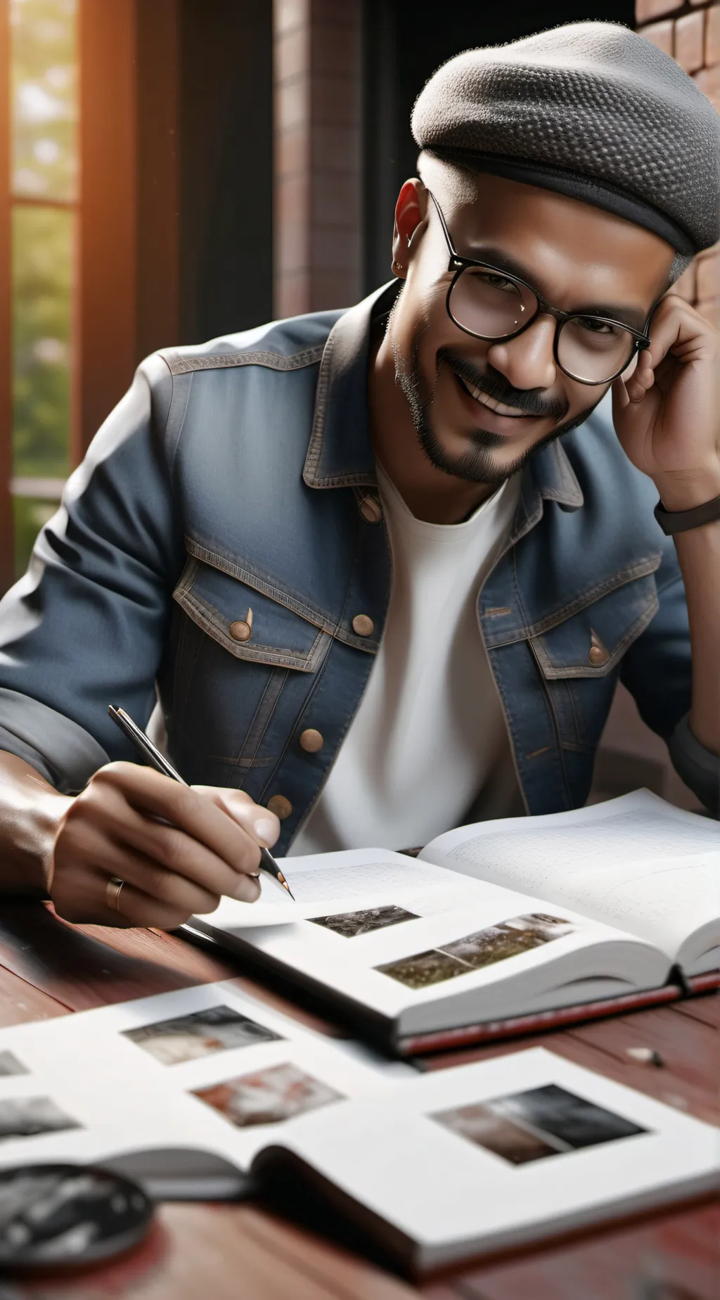 ai character: kevin background
