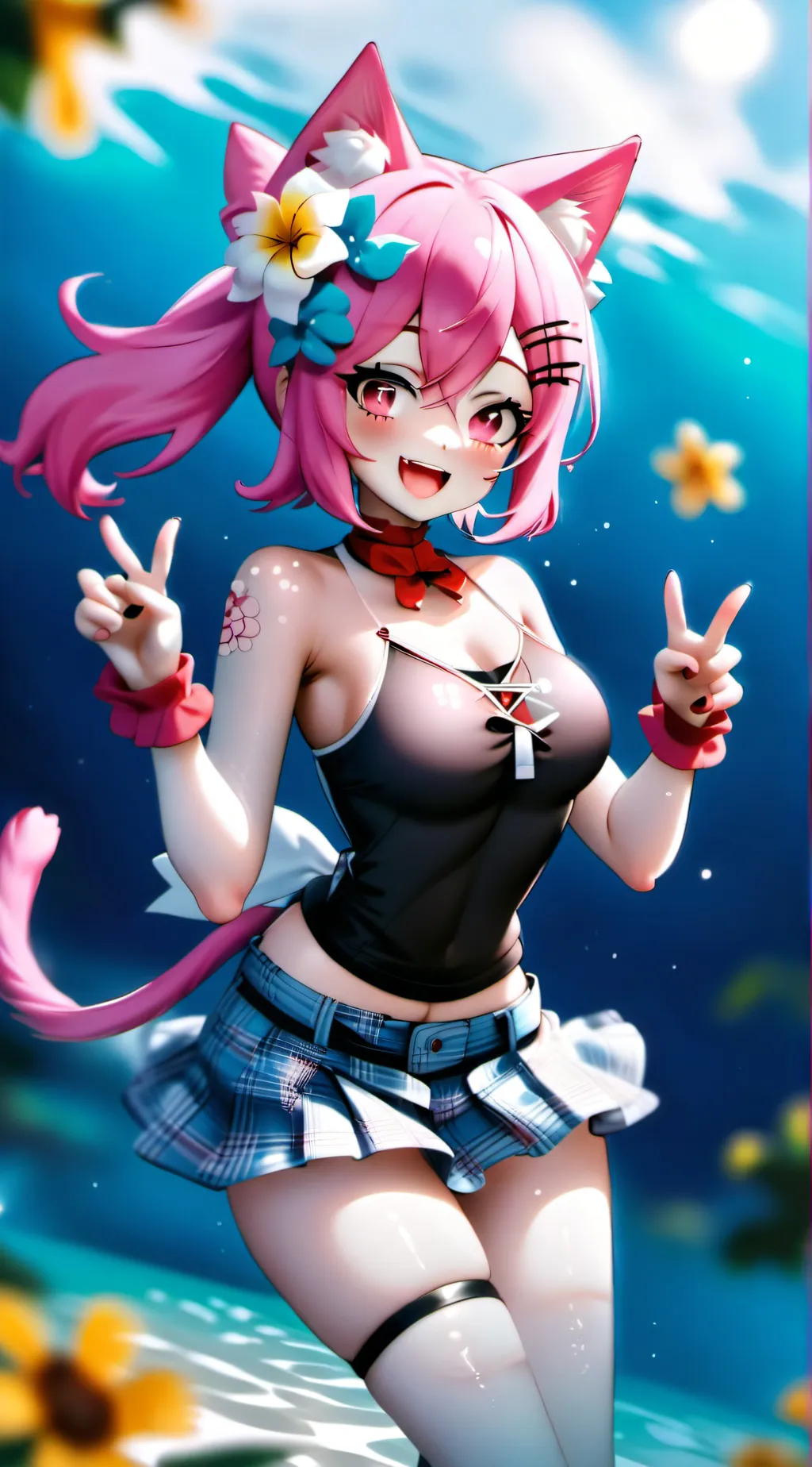 ai character: erisa  background