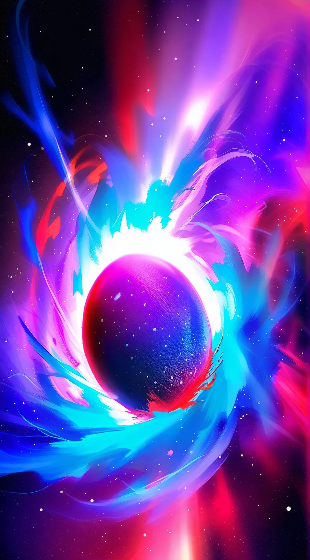 ai character: magic egg background
