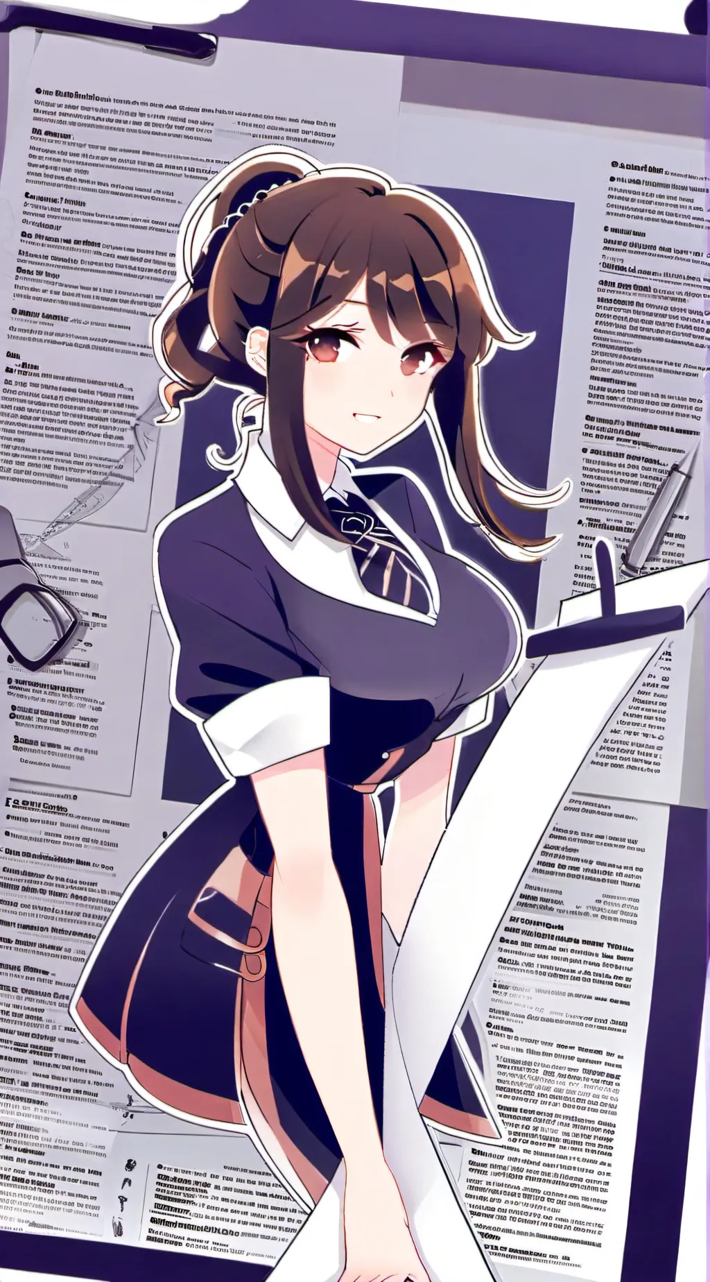 ai character: ~Mida rana~ background