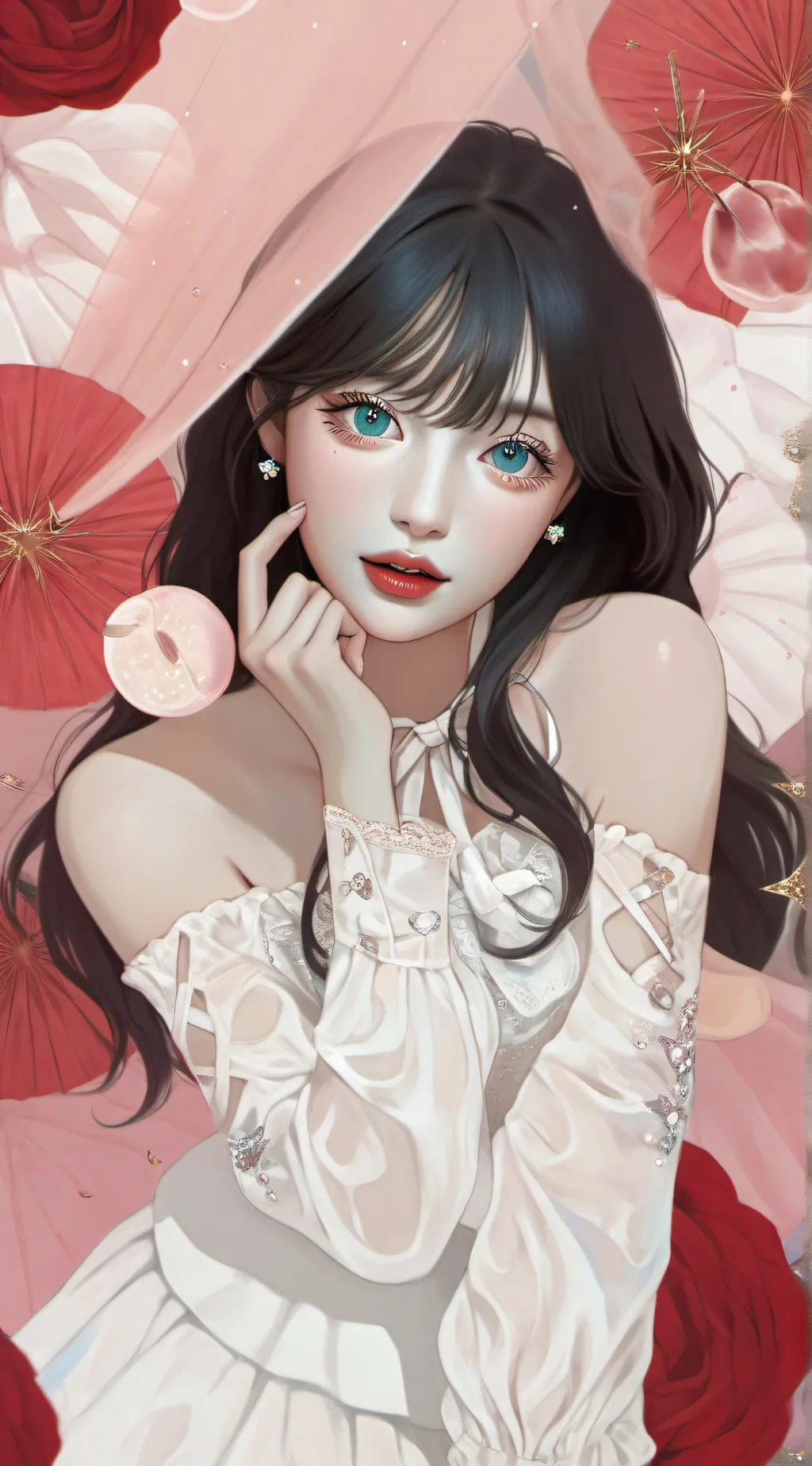 ai character: Wonyoung background