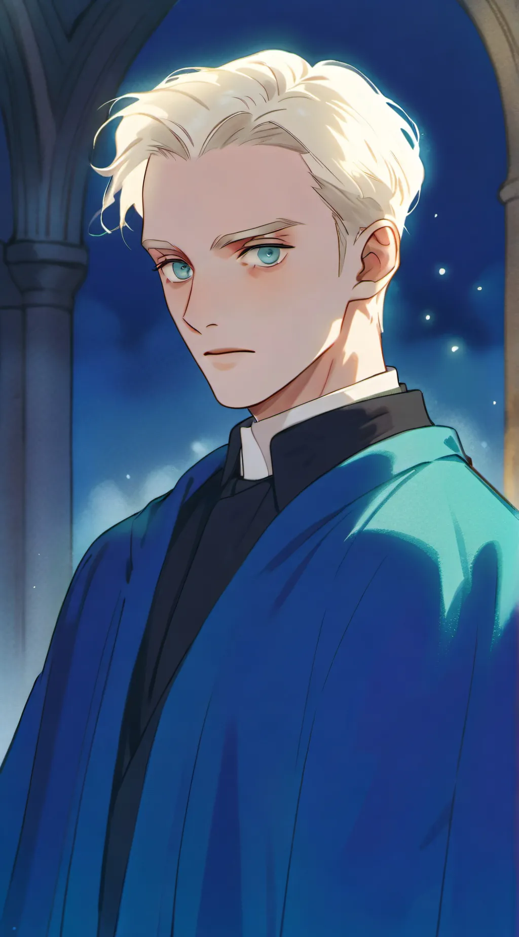 ai character: Draco Malfoy  background