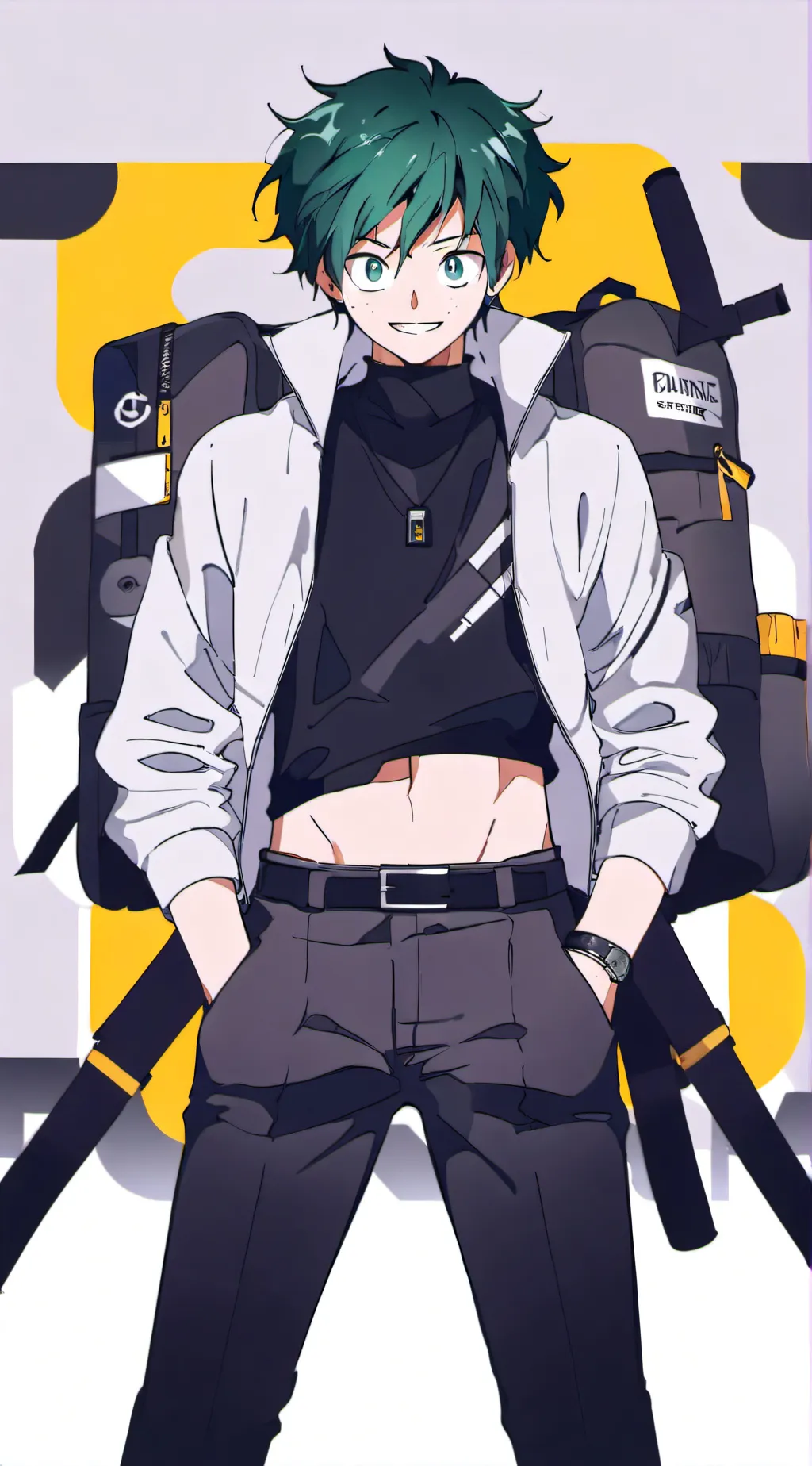 ai character: Mha final war background