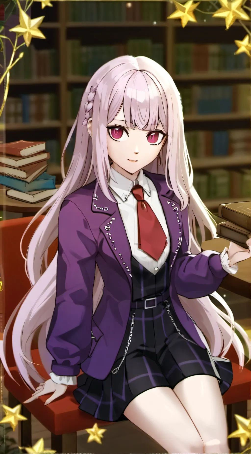 ai character: Kyoko Kirigiri background