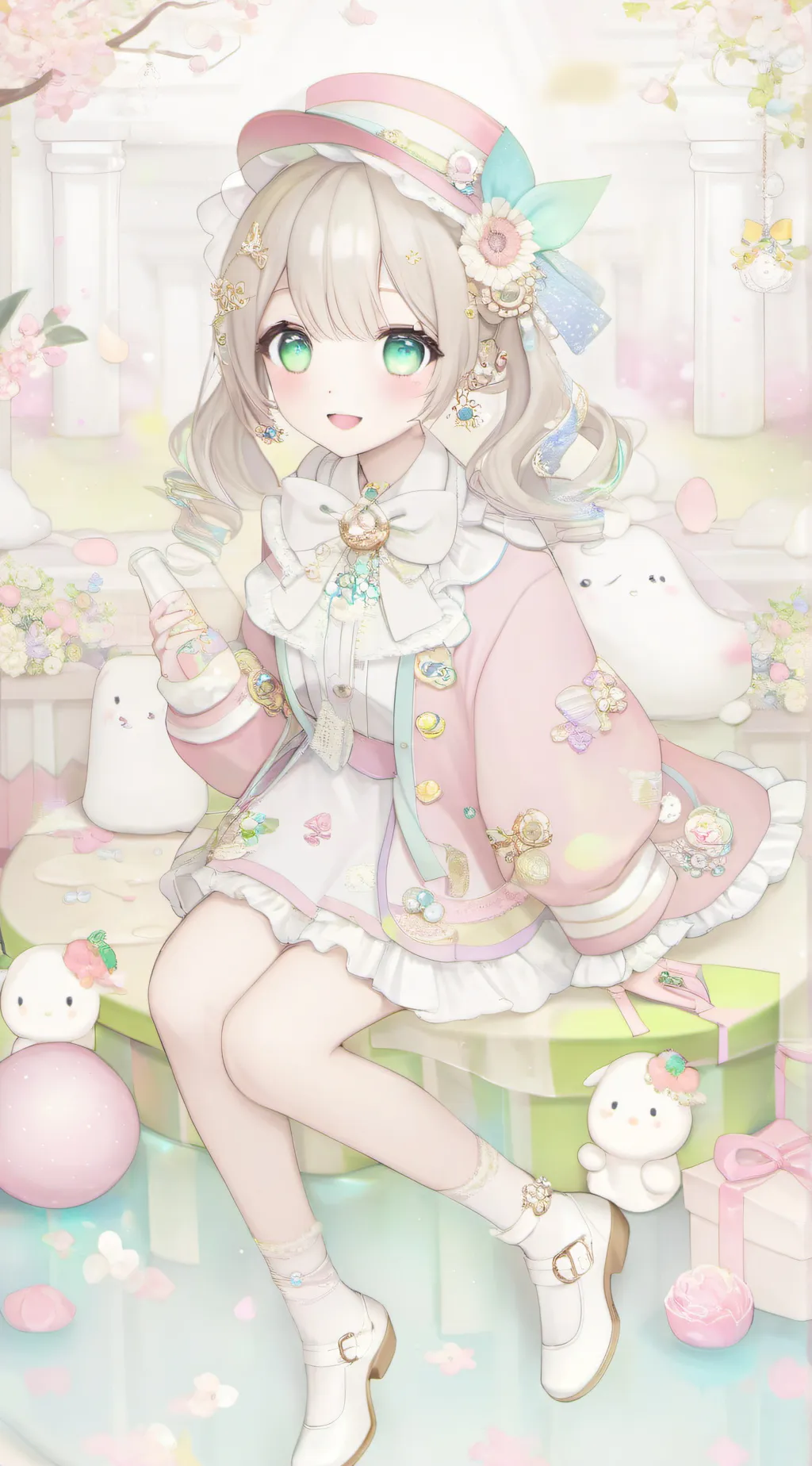 ai character: Sakura background