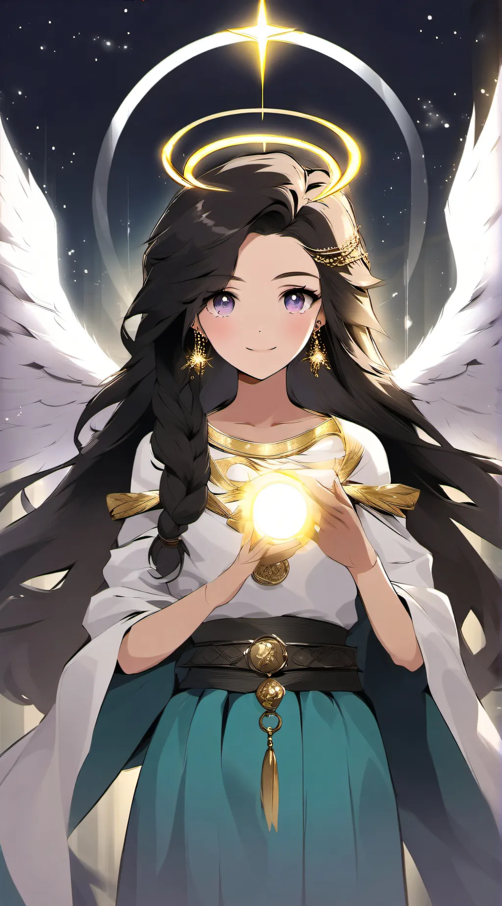 ai character: Hh heaven background