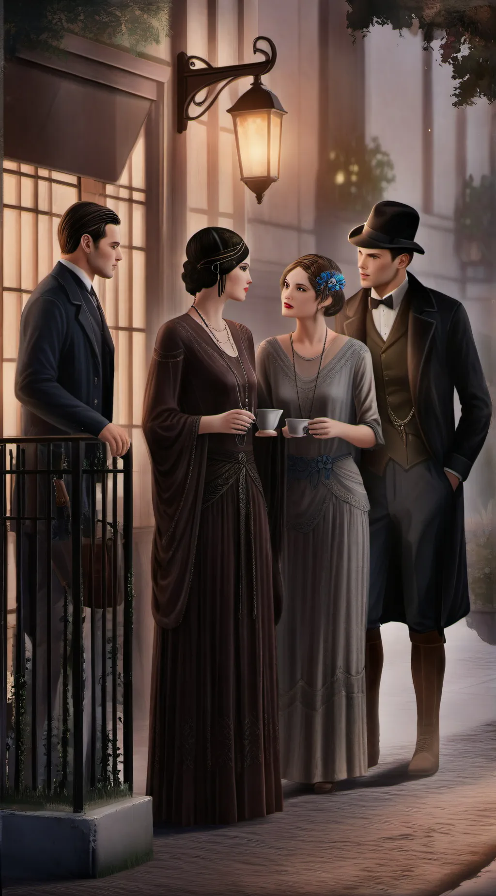 ai character: 1919 background
