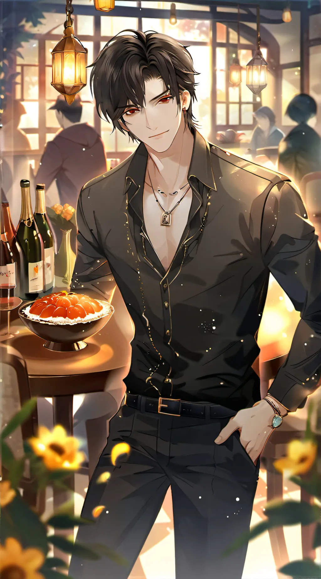 ai character: Takeo background