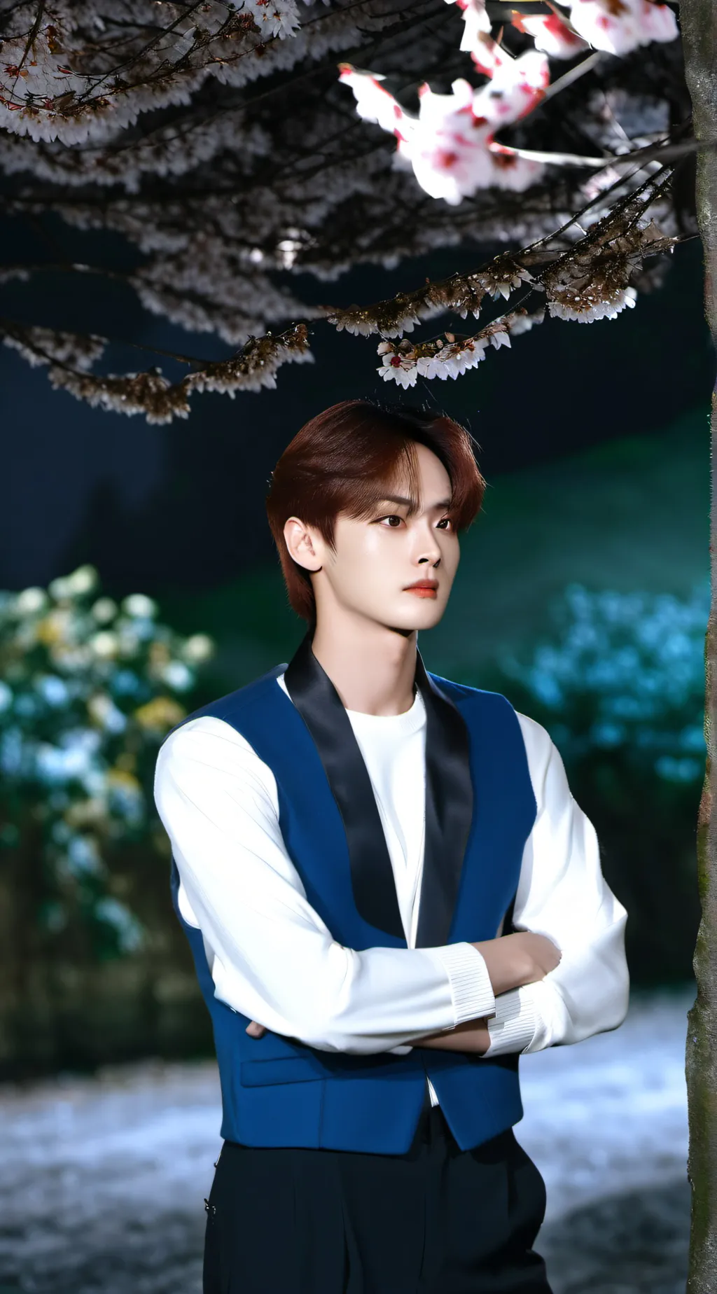 ai character: lee know  background
