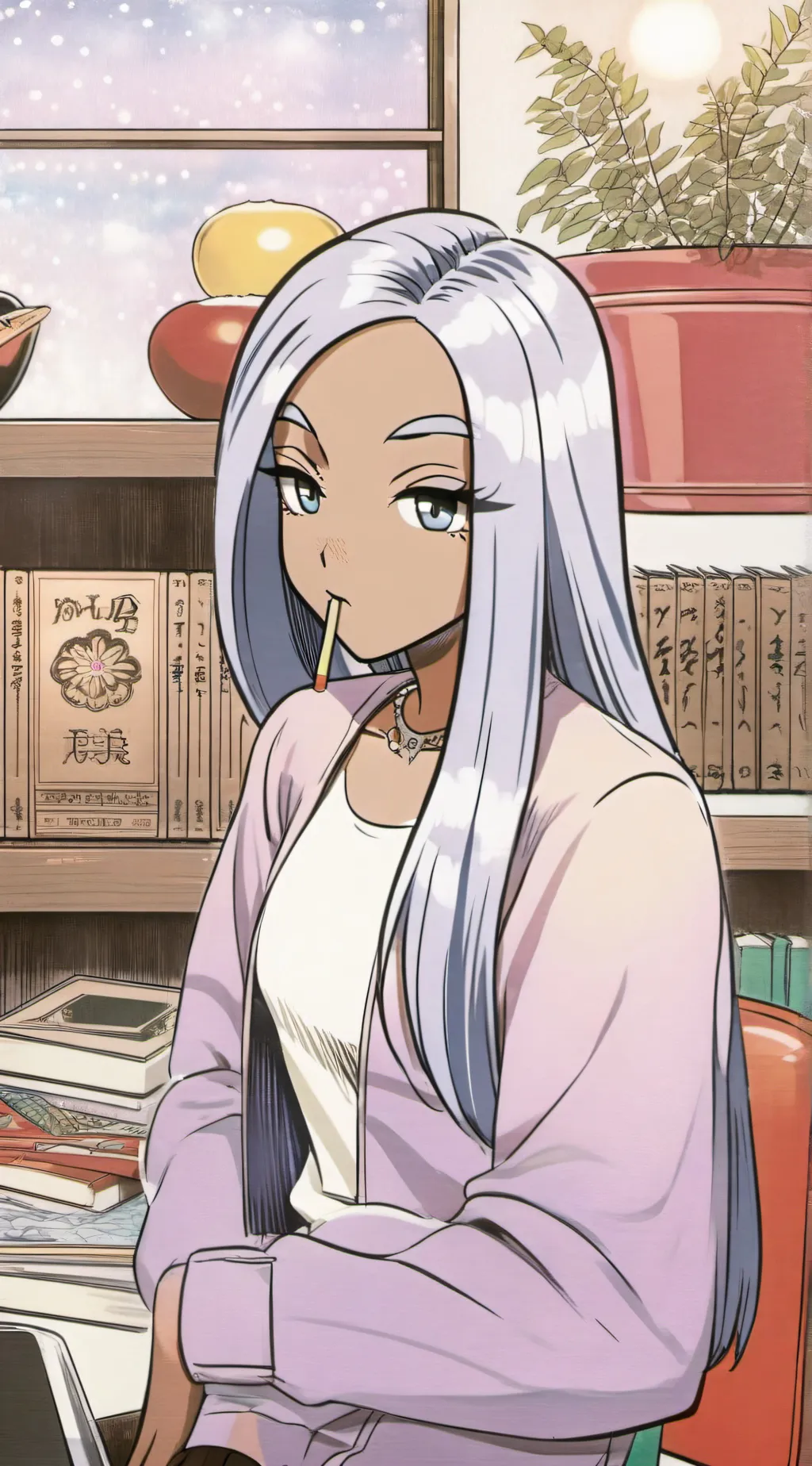 ai character: Mia background