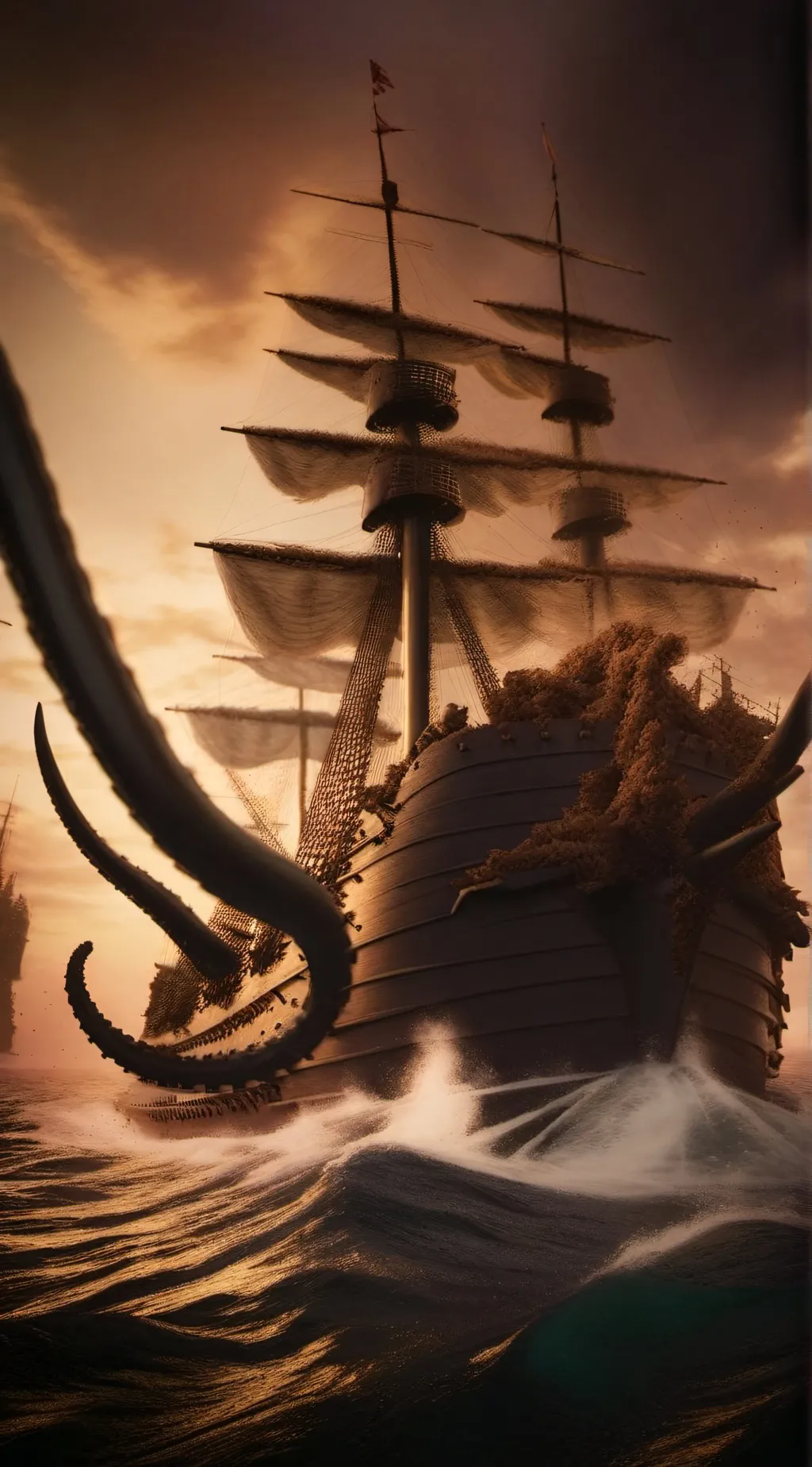 ai character: S.O.T Kraken background