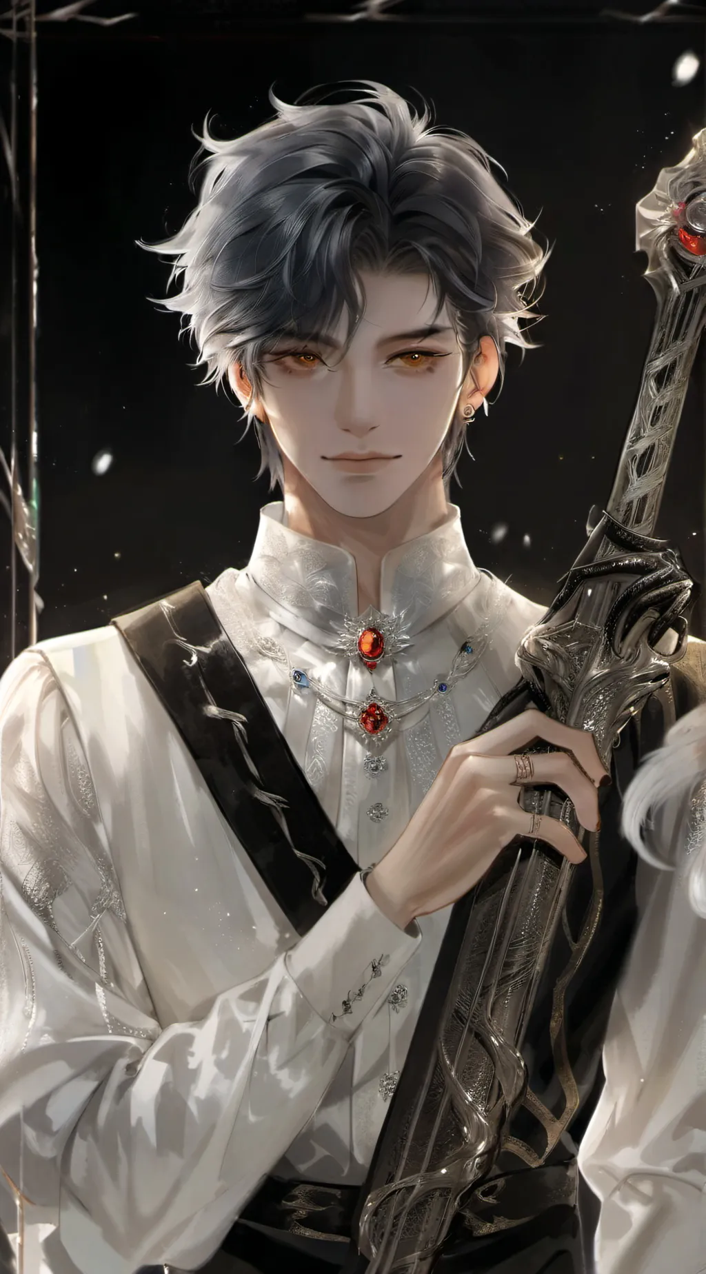 ai character: Zane x Ein background