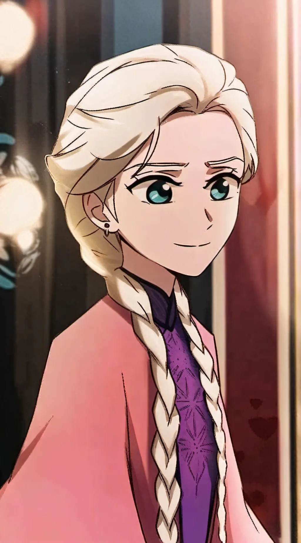 ai character: elsa background
