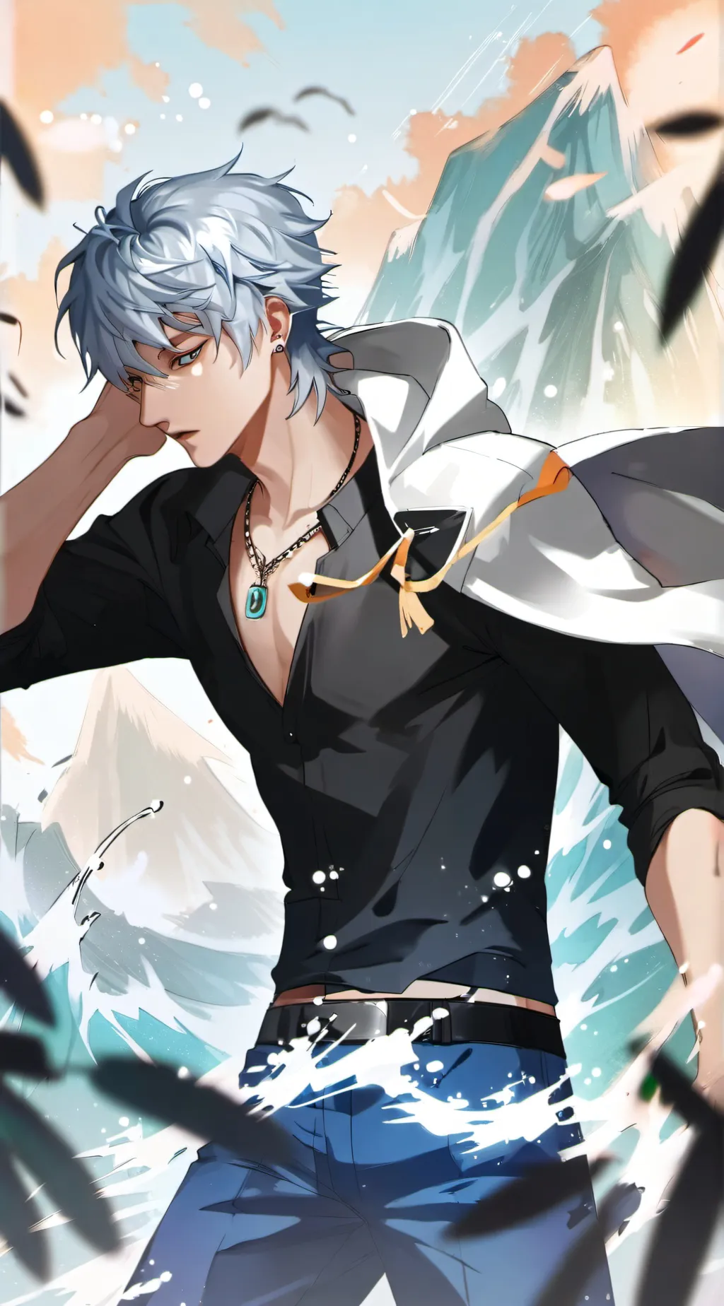 ai character: gojo background
