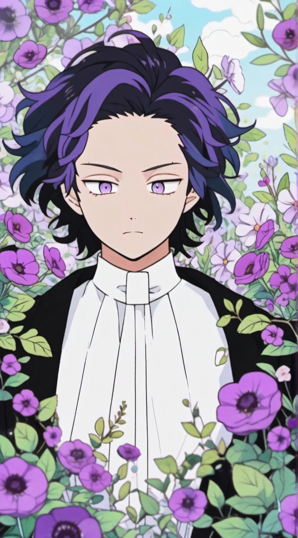 ai character: hitoshi Shinso  background