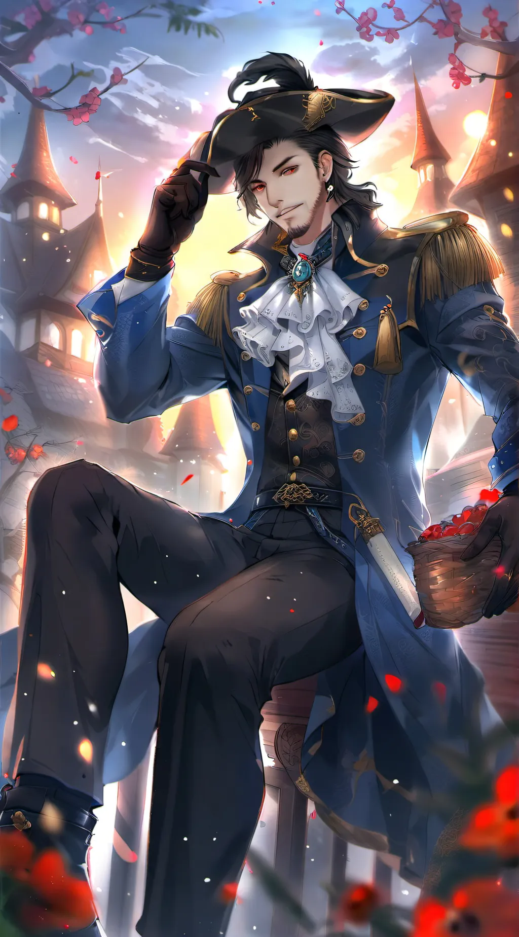 ai character: Montgomery  background