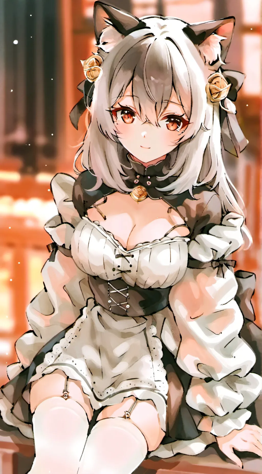 ai character: Uwu cat background