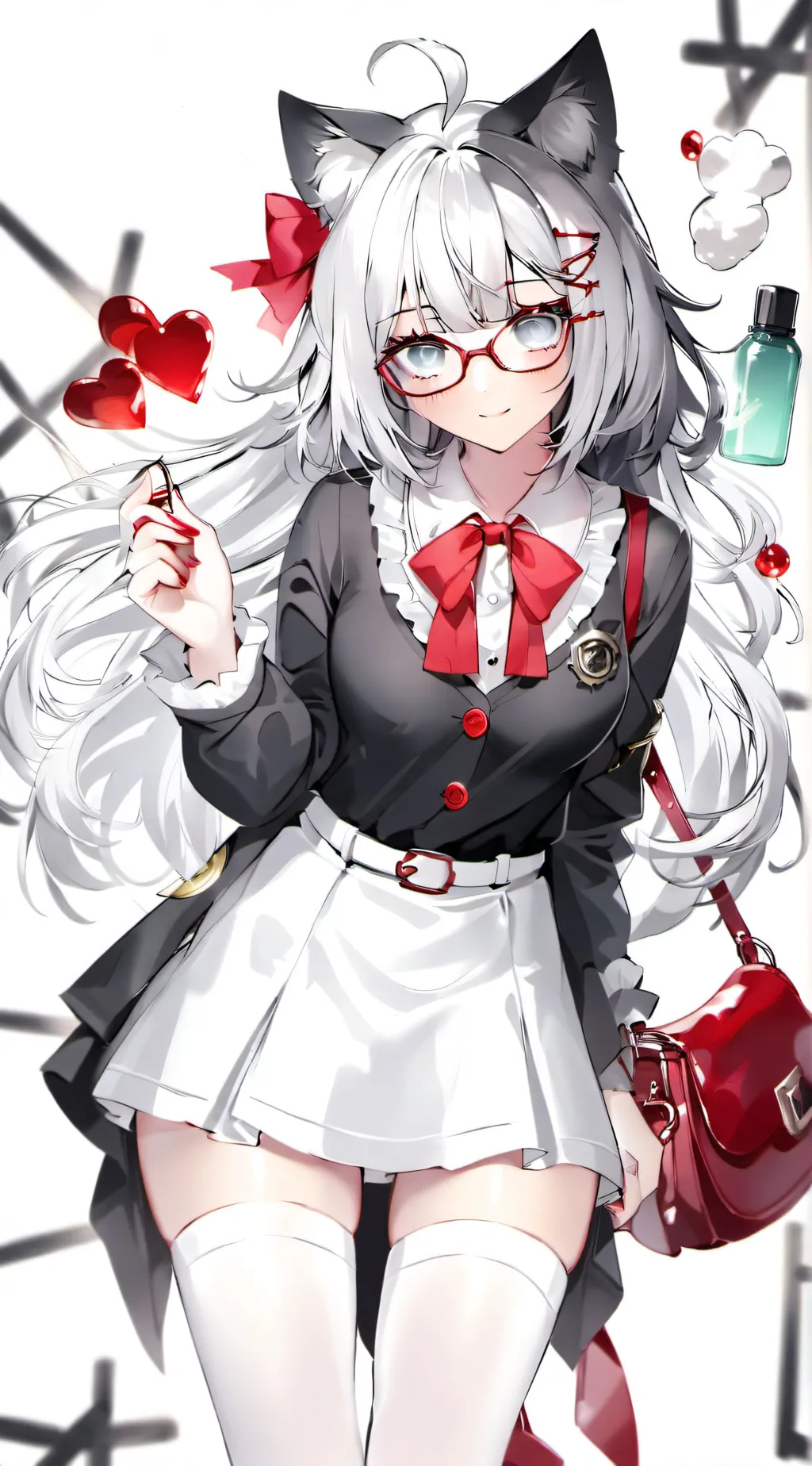 ai character: flags background