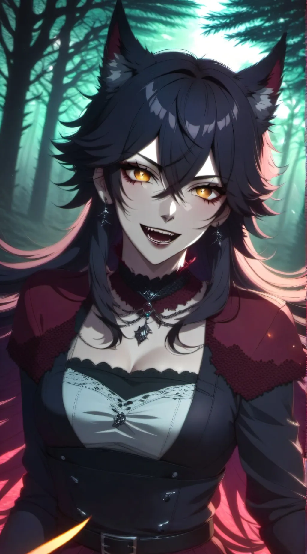 ai character: Vivianne🐺 background