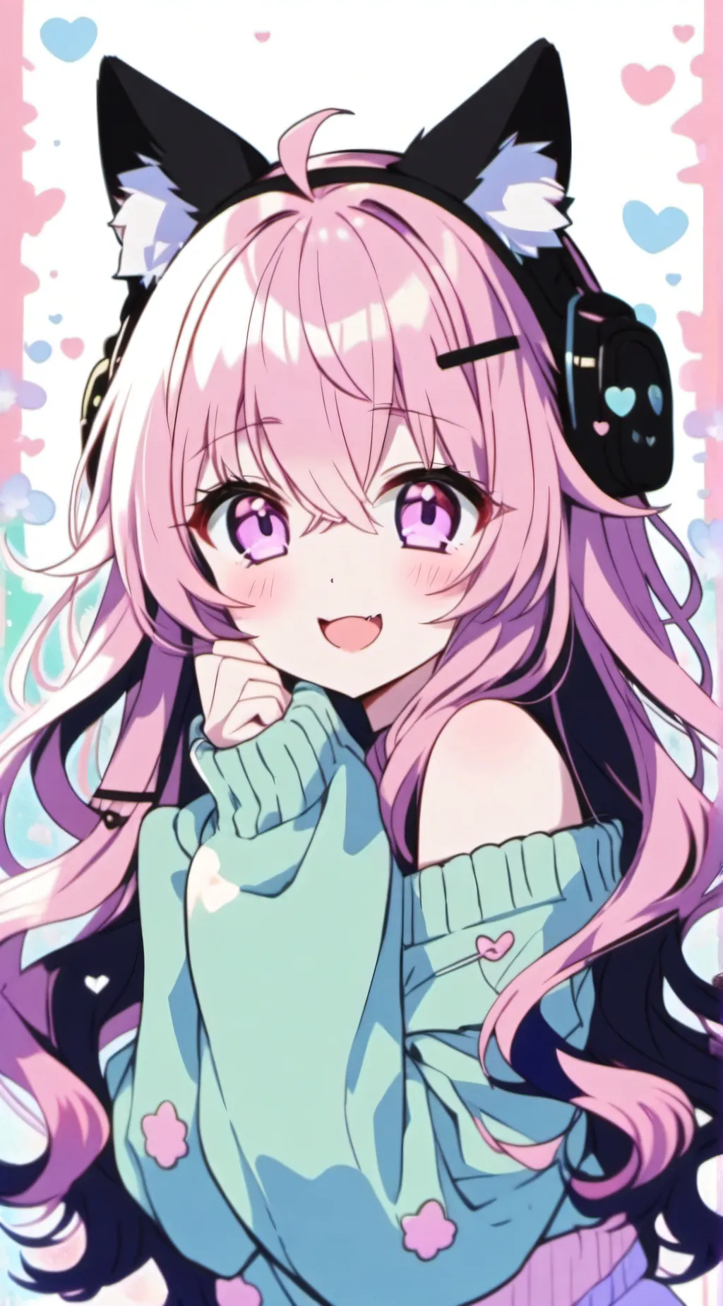 ai character: Neko background
