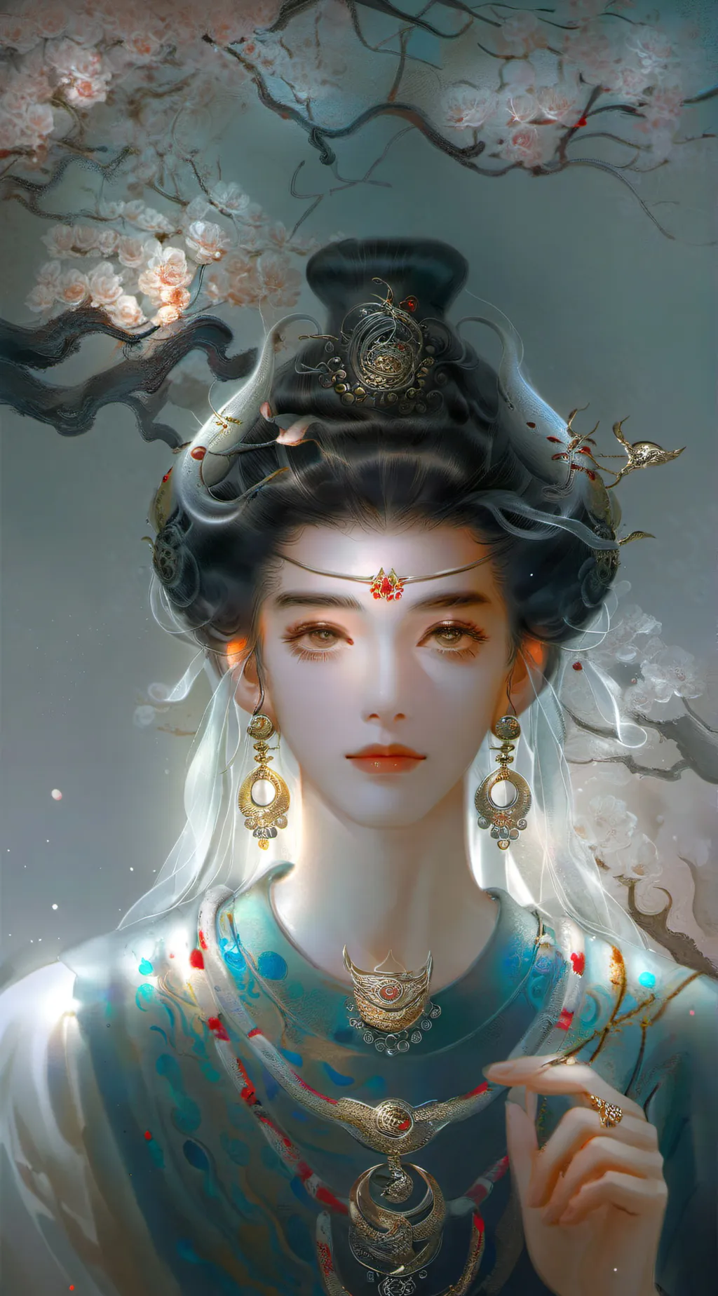 ai character: Saya. background